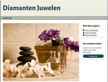 Tablet Screenshot of diamantenjuwelen.123website.nl