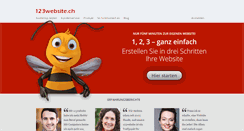 Desktop Screenshot of 123website.ch